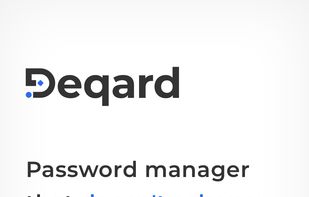 Deqard - Password Manager screenshot 1
