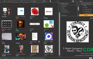 Color‑coded file format labeling