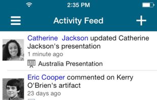 D2L ePortfolio screenshot 1