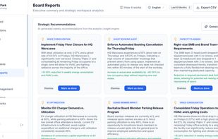 AI analysis based on your data to see potencial area for improvements or savings