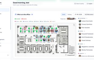 desk and park : who is in the office