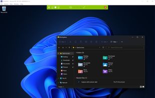 Remote Desktop Viewer during an active support session