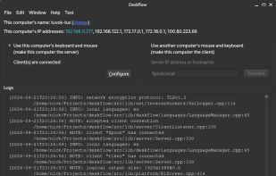 Deskflow screenshot 1