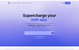 Deskifier landing page