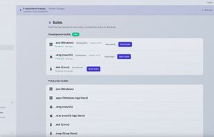 Deskifier dashboard build management