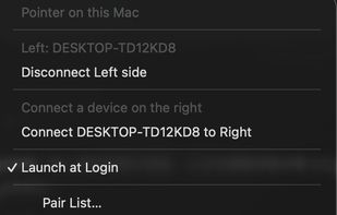 macOS Menu