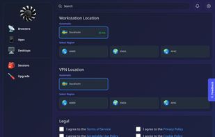 Workstation Location & VPN Location Selection