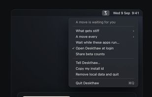 Deskthaw screenshot 1