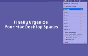 Desktop Space Renamer screenshot 1