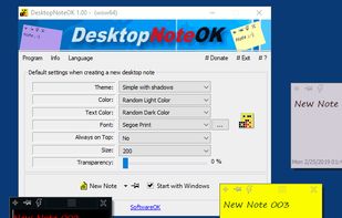 DesktopNoteOK screenshot 1