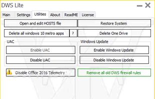 Destroy Windows Spying screenshot 1