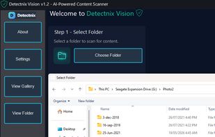 Choose a folder to scan
