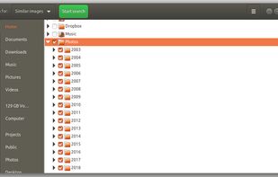 Search options - Ubuntu 18.04