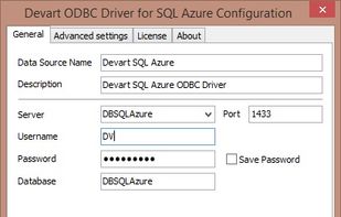 Devart ODBC Drivers screenshot 1