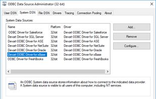 Devart ODBC Driver for xBase screenshot 1
