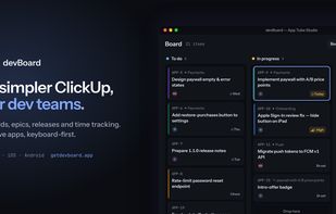 devBoard screenshot 1