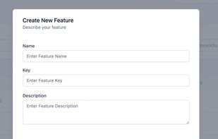 Create A New Feature