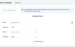 Creating a Targeting Rule