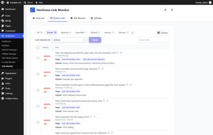 DevDome Link Monitor screenshot 1