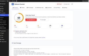 DevDome Malware Scanner screenshot 1