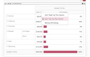 DevExtreme screenshot 1
