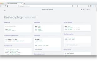 Devhints screenshot 1