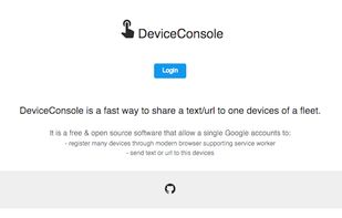 DeviceConsole screenshot 1