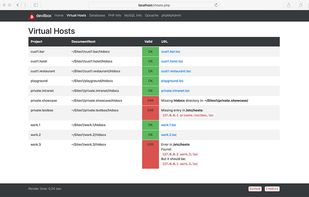 Devilbox screenshot 1