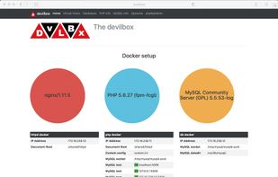 Devilbox screenshot 1