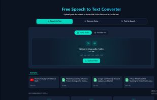 Homepage of DeVoice