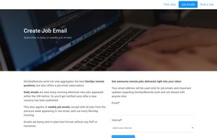 DevOps Job email alerts