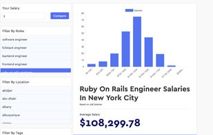 Devsalary screenshot 1
