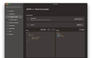Json <> Yaml Converter