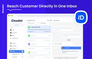 Manage SMS, WhatsApp, and Viber chats in one unified inbox to streamline customer communication with Dexatel.