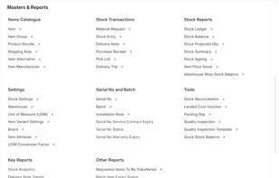 Dexciss ERP screenshot 1