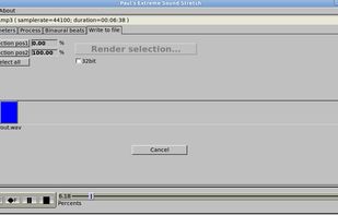 Render to audio file