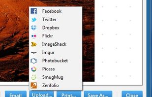 One-click sharing sites