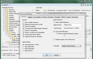 CUETools screenshot 1