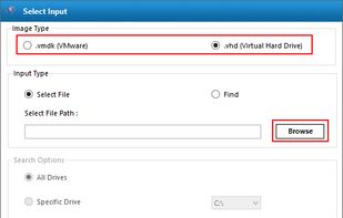 Browse and Scan VM File
