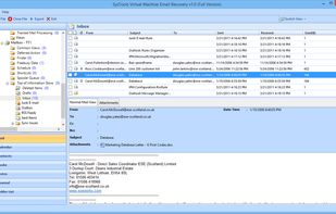 Preview Exchange EDB Mails