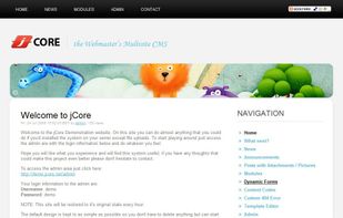 Client side of the Demo site (default theme)