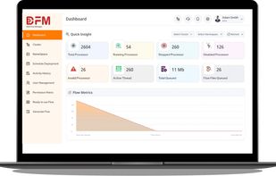 Data flow manager - dashboard