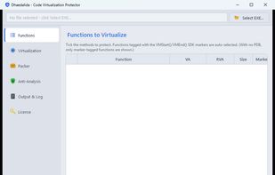 Main window with a loaded project