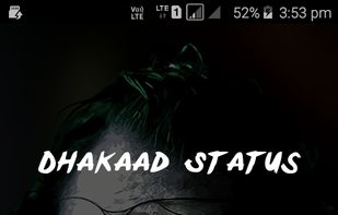 Dhakaad status screenshot 2
