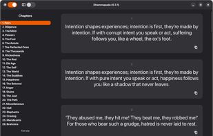 Dhammapada screenshot 1