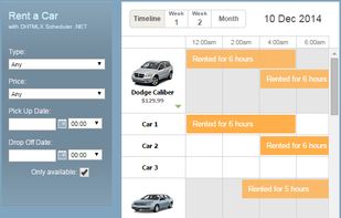 DHTMLX Scheduler .NET screenshot 1