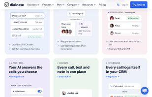 Overview of numbers, call routing, and team inbox features