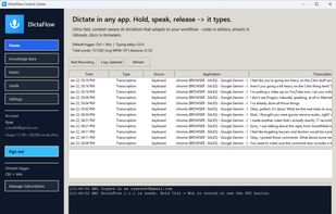 DictaFlow screenshot 1