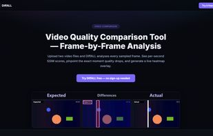 Finding A live differences between videos - side by side.
Expected vs Actual