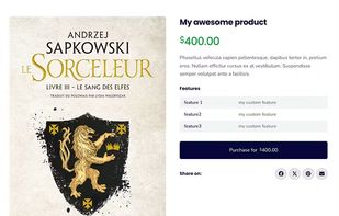 Single Product Page: Professional product display optimized for conversions.